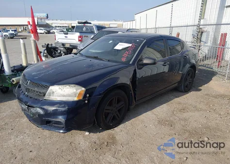 2013 Dodge Avenger Se V6 z USA, uszkodzony, nr VIN 1C3CDZAG4DN582246